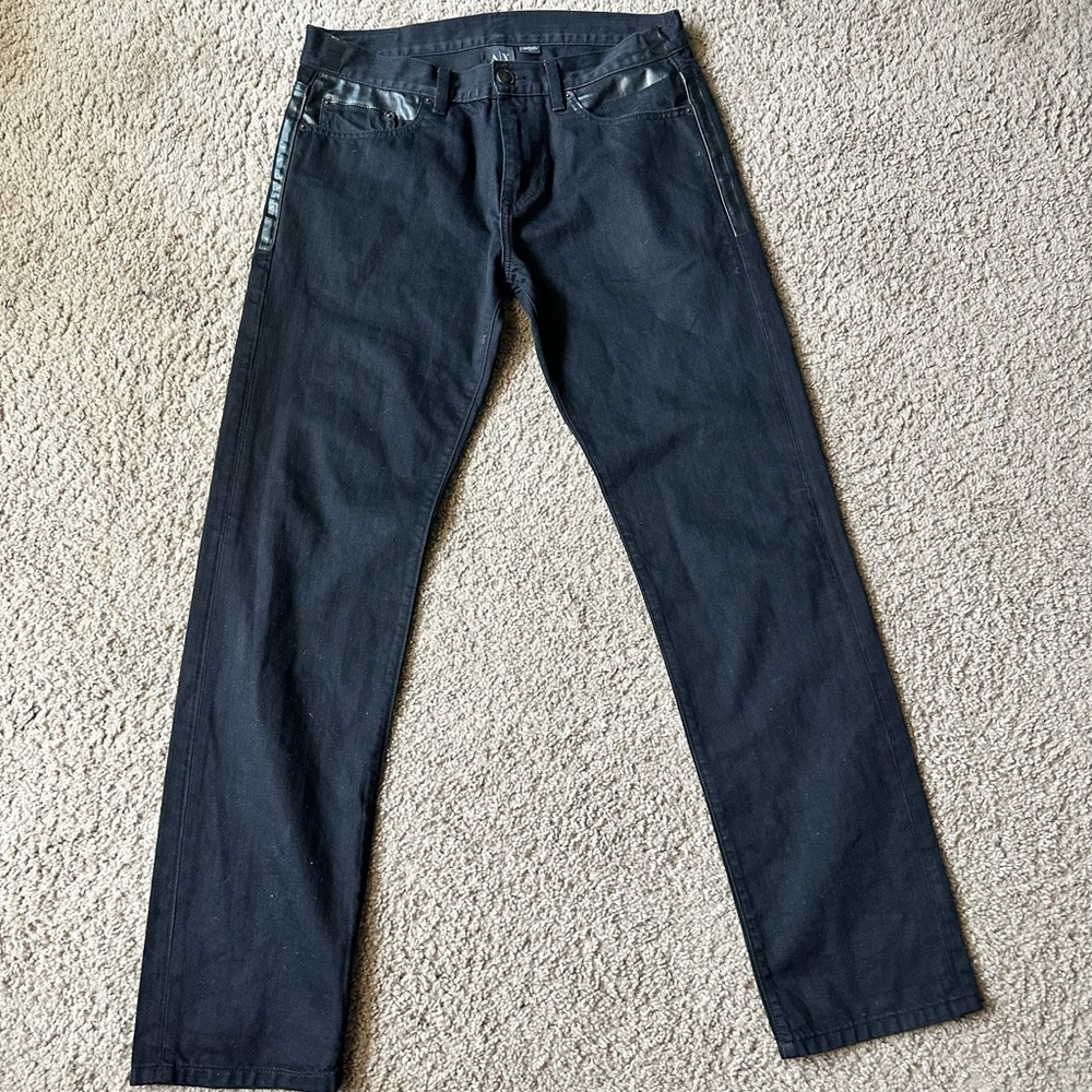 Black Armani Exchange Men’s Denim Pants